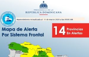 COE mantiene 16 provincias en alerta