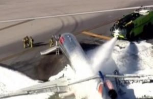 Se incendia avión procedente de RD en aeropuerto de Miami