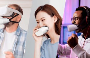 El micrófono para la realidad virtual que parece un bozal y elimina el ruido