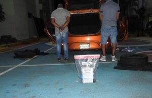 DNCD detiene dos hombres en Nagua con más de cuatro mil gramos de cocaína