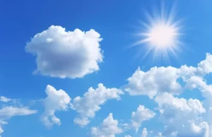 Cielo mayormente soleado y chubascos en algunos puntos de país