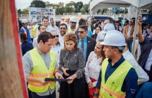 Raquel Peña supervisa construcción Hospital Regional San Vicente de Paúl