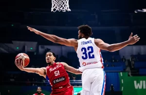 RD pierde su invicto; cae ante Puerto Rico en el Mundial de Baloncesto