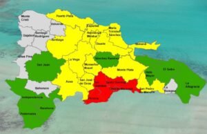 COE prevé intensas lluvias; DN y provincia Santo Domingo en alerta roja