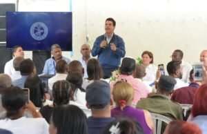 Wellington Arnaud presenta proyecto de saneamiento de cañada La Pava en Nizao