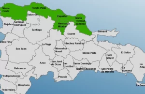 COE declara en alerta verde 5 provincias del norte