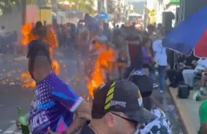 Suben a 9 los fallecidos por el incendio en carnaval de Salcedo