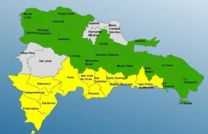 COE aumenta a 27 las provincias en alerta por tormentas y fuertes vientos