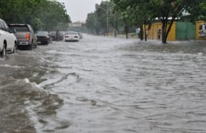 Pronostican más aguaceros a causa de vaguada en varias localidades del país