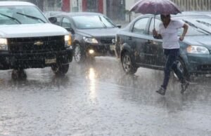 Onamet pronostica que vaguada seguirá provocando aguaceros