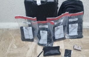 Capturan mujer que pretendía viajar con más de cinco kilogramos de presunta cocaína a España