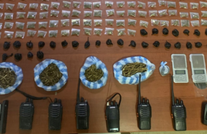 Ocho personas detenidas y 293 porciones de marihuana decomisadas en Santiago