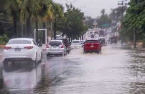 Continúan las lluvias este viernes a causa del viento este/noreste, según Indomet