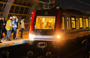 Paliza supervisa pruebas dinámicas en la línea 2C del metro que va a Los Alcarrizos