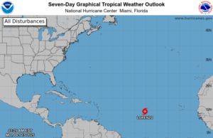 Se forma la tormenta tropical Lorenzo; Indomet pronostica lluvias en algunas provincias