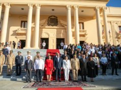 Presidente Abinader encabeza solemne acto con motivo del Día de la Bandera Nacional